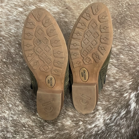 Earth Origins Cady Gray Suede Slip On Shoes Mule Clog  Womens Size 8M - Picture 4 of 8